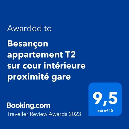 Besançon appartement T2 sur cour intérieure proximité gare Exterior foto